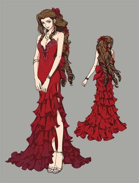 ff7 clothing|ff7 remake aerith dresses.